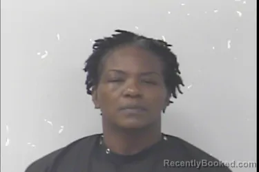 Mugshot of Leslie Sherese Brown booked in St Lucie County, Florida on August 22, 2026