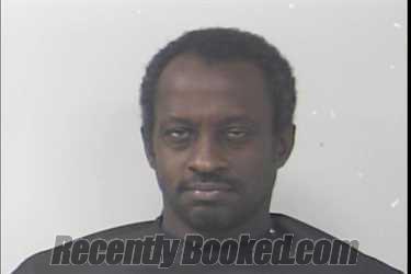 Booking photo from St Lucie County, Florida