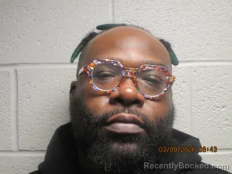 Mugshot of JAMAR HUNTER booked in Cuyahoga County, Ohio on March 16, 2026