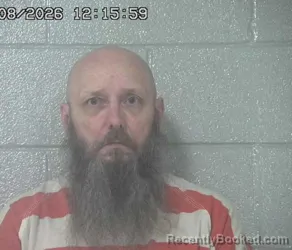 Mugshot of James Allen Strickland booked in Crawford County, Ohio on September 8, 2026