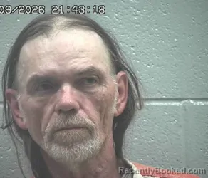 Mugshot of Larry Alan Hall booked in Crawford County, Ohio on September 9, 2026