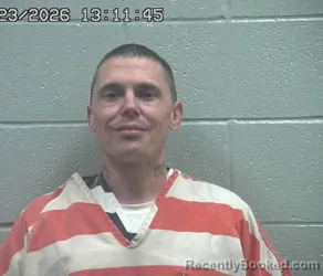 Mugshot of Christopher Lee Grasley booked in Crawford County, Ohio on August 23, 2026