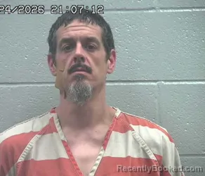 Mugshot of Gregory Allan Hensley booked in Crawford County, Ohio on August 24, 2026