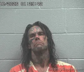 Mugshot of Brian Keith Johnson booked in Crawford County, Ohio on August 18, 2026
