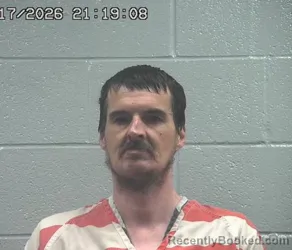 Mugshot of Charles Brandon Rhodes booked in Crawford County, Ohio on August 17, 2026