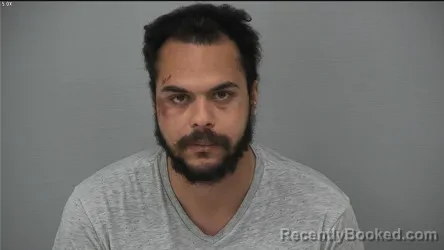 Mugshot of JUSTIN THOMAS CLARKE booked in Delaware County, Ohio on March 9, 2026