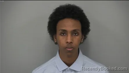 Mugshot of ABDI-NAJIB AHMED HAMOUD booked in Delaware County, Ohio on March 16, 2026