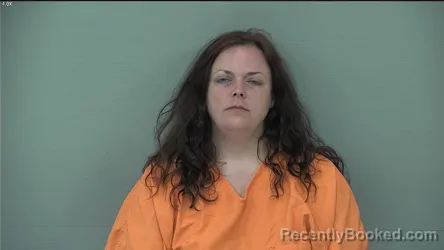 Mugshot of MELANIE DAWN WHITECOTTON booked in Delaware County, Ohio on March 21, 2026