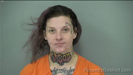 Mugshot of ALYSSA ROBIN MCCARTY booked in Delaware County, Ohio on March 24, 2026