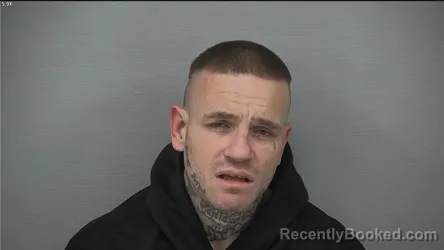 Mugshot of KYLE RAY WICKHAM booked in Delaware County, Ohio on March 25, 2026