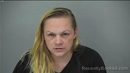 Mugshot of ASHLEY NICOLE KELLY booked in Delaware County, Ohio on April 3, 2026