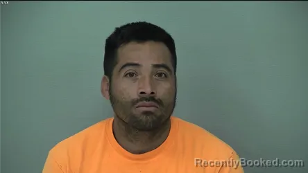 Mugshot of JUAN CARLOS RAMIREZ SANTOS booked in Delaware County, Ohio on June 19, 2026