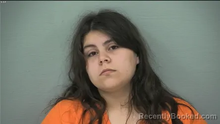 Mugshot of ARIANNA JESTINE MENDOZA booked in Delaware County, Ohio on July 5, 2026