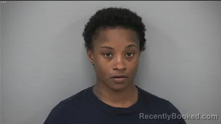 Mugshot of TRINITY JAURONDA ARMSTRONG booked in Delaware County, Ohio on July 8, 2026