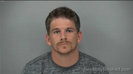 Mugshot of CODY LEE EVANS booked in Delaware County, Ohio on July 10, 2026
