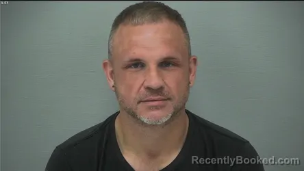 Mugshot of Gary Lane Sturgeon booked in Delaware County, Ohio on August 17, 2026