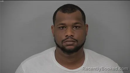 Mugshot of Devante Richard Brewer booked in Delaware County, Ohio on August 17, 2026