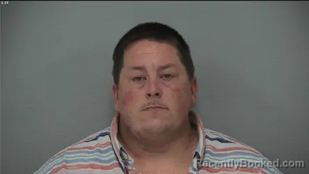 Mugshot of Corey Nathaniel Krauss booked in Delaware County, Ohio on August 18, 2026