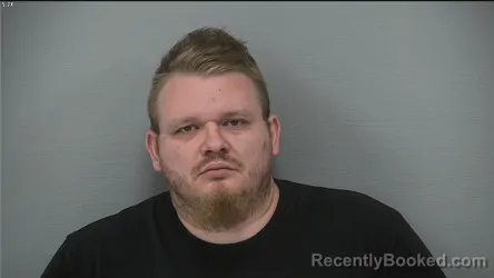 Mugshot of Jonathan Eugene Fraker booked in Delaware County, Ohio on August 20, 2026