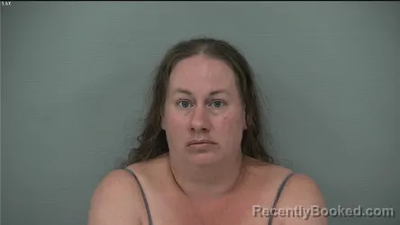 Mugshot of Jennifer Anne Gruss booked in Delaware County, Ohio on August 24, 2026