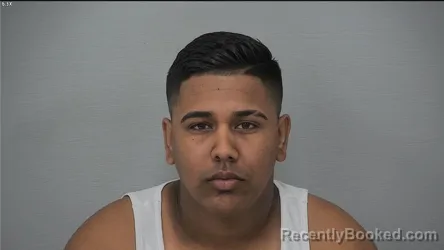 Mugshot of Gionaiker Antonio Alcala-Armenta booked in Delaware County, Ohio on August 26, 2026