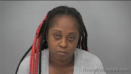 Mugshot of Aletha Marie Scott booked in Delaware County, Ohio on August 28, 2026