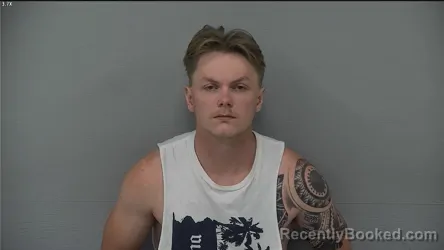 Mugshot of Seth Craig Cochren booked in Delaware County, Ohio on August 29, 2026