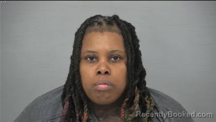 Mugshot of Ajah Marie Adams booked in Delaware County, Ohio on September 8, 2026
