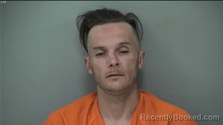 Mugshot of Michael Aaron Marshall booked in Delaware County, Ohio on September 9, 2026