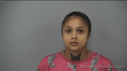 Mugshot of Rashay Angel Sharee Williams booked in Delaware County, Ohio on September 10, 2026