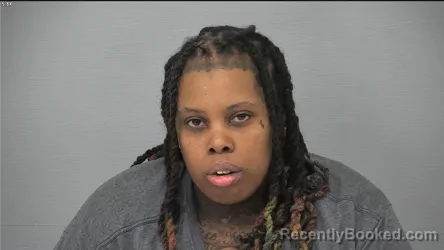 Mugshot of Ajah Marie Adams booked in Delaware County, Ohio on September 15, 2026