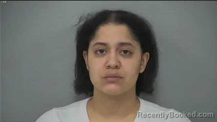Mugshot of Maxell Anabel Ramirez booked in Delaware County, Ohio on October 4, 2026