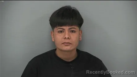 Mugshot of Julio Cesar Cobarrubias-Sanchez booked in Delaware County, Ohio on October 25, 2026