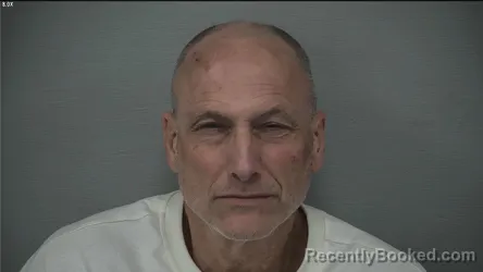 Mugshot of Darren J Bourlet booked in Delaware County, Ohio on October 26, 2026