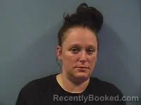 Mugshot of Ashley L Johnson booked in Erie County, Ohio on July 26, 2026
