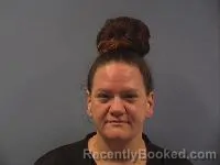 Mugshot of Amanda Renee Ebinger booked in Erie County, Ohio on October 7, 2026