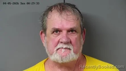 Mugshot of RICKEY D CLINE booked in Fayette County, Ohio on April 4, 2026