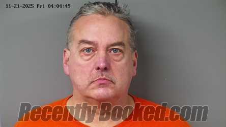 Mugshot of David Eugene Eckle booked in Fayette County, Ohio on July 29, 2026
