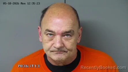 Mugshot of DANIEL JOE RUTH booked in Fayette County, Ohio on May 18, 2026