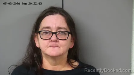 Mugshot of NICOLE RENEE HATFIELD booked in Fayette County, Ohio on May 3, 2026