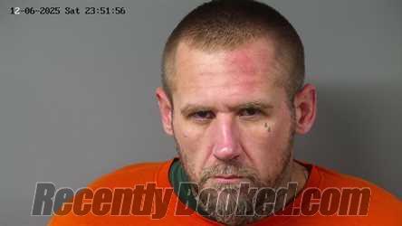 Booking photo from Fayette County, Ohio