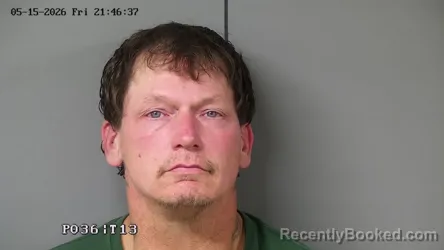 Mugshot of RYAN THOMAS MERCER booked in Fayette County, Ohio on May 15, 2026