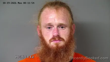 Mugshot of Clifford Douglas Morris booked in Fayette County, Ohio on October 18, 2026