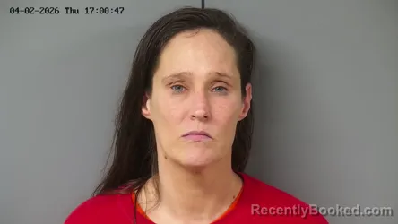 Mugshot of ANNA MARIE CONGER booked in Fayette County, Ohio on April 2, 2026