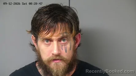 Mugshot of James Mitchell Howard booked in Fayette County, Ohio on September 12, 2026