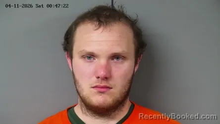 Mugshot of GABRIEL LAKE BOLANDER booked in Fayette County, Ohio on April 11, 2026