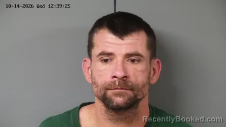 Mugshot of Mark Allen Caldwell booked in Fayette County, Ohio on October 14, 2026