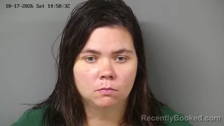 Mugshot of Clarissa Nicole Follrod booked in Fayette County, Ohio on October 17, 2026