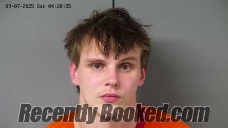 Mugshot of BRAIDEN MICHAEL STALEY booked in Fayette County, Ohio on August 4, 2026