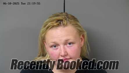 Booking photo from Fayette County, Ohio